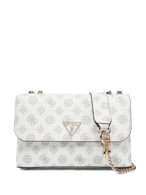 GUESS ECO ERICA Borsa a spalla / a tracolla white logo - Borse Donna