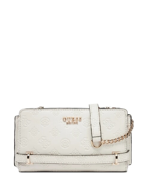 GUESS ZARELA  Borsetta a tracolla off white logo - Borse Donna