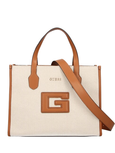 GUESS G STATUS  Borsa a mano, con tracolla natural/cognac - Borse Donna