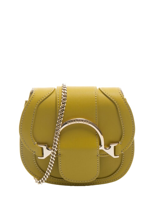 BORBONESE 110  Micro Bag a tracolla, in pelle verde - Borse Donna