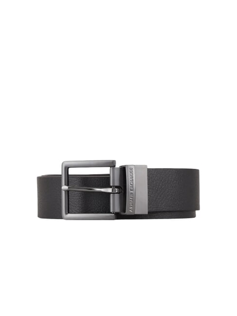 ARMANI EXCHANGE A|X DOUBLE Cintura reversibile e accorciabile black/navy - Cinture