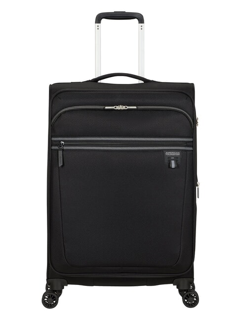 AMERICAN TOURISTER AEROSPIN  Trolley Medio, espandibile NERO - Trolley Semirigidi
