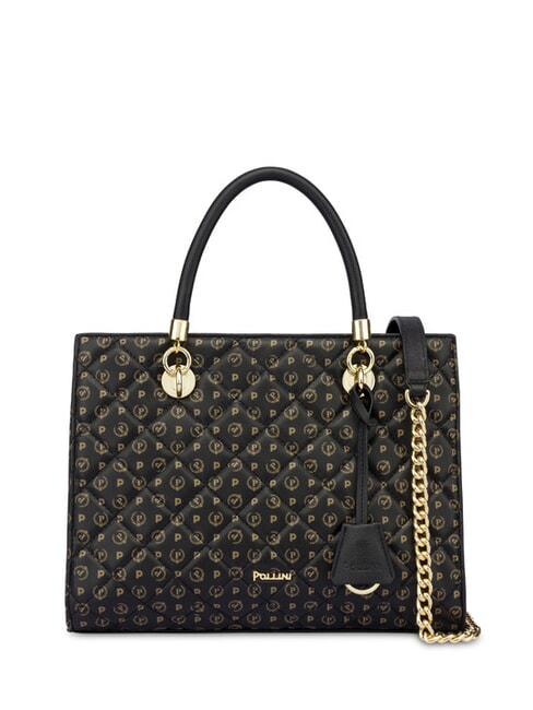 POLLINI HERITAGE MATELASSE Borsa a mano con tracolla Nero - Borse Donna