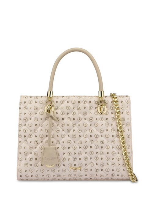 POLLINI HERITAGE MATELASSE Borsa a mano con tracolla avorio - Borse Donna