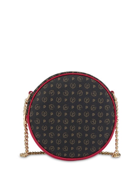 POLLINI HERITAGE Borsa mini rotonda con catena nero lacca - Borse Donna