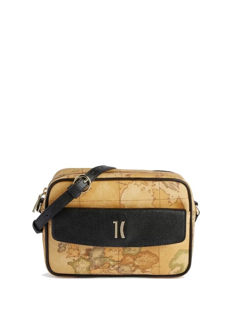 ALVIERO MARTINI PRIMA CLASSE HERITAGE GEO Borsa reporter piccola con tasca Nero - Borse Donna