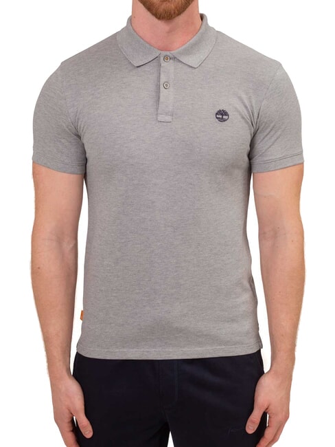 TIMBERLAND OYSTER RIVER Polo a maniche corte medium grey heather - Polo Uomo