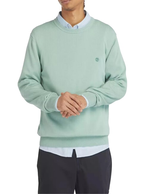 TIMBERLAND WILLIAMS RIVER Maglioncino girocollo granite green - Felpe Uomo