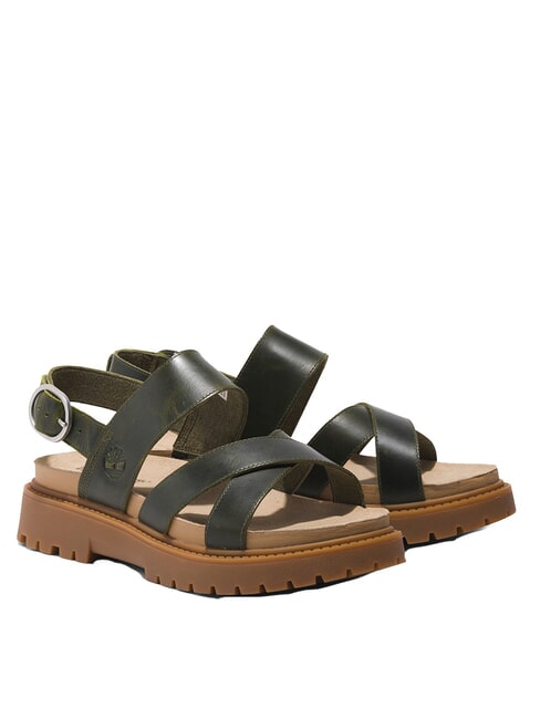 TIMBERLAND CLAIREMONT WAY Sandali Donna dark green - Scarpe Donna
