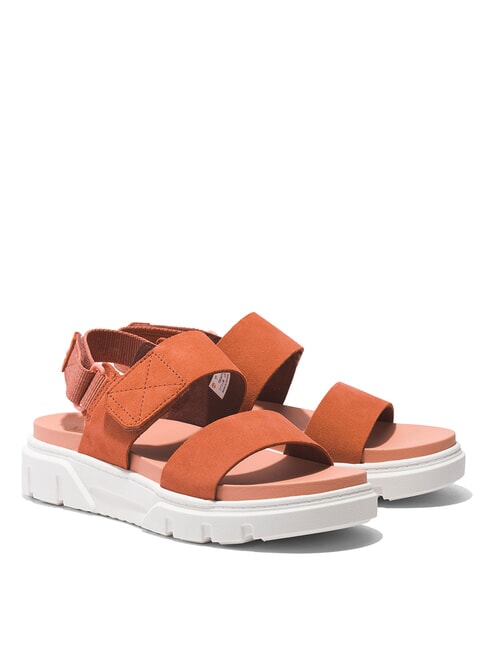 TIMBERLAND GREYFIELD Sandali in pelle medium red - Scarpe Donna