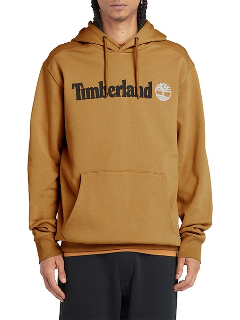 TIMBERLAND KENNEBEC RIVER TREE LOGO Felpa con cappuccio wheat boot - T-shirt Uomo