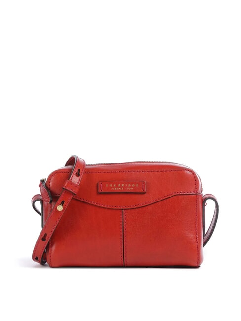 THE BRIDGE GLORIA Borsa mini camera case in pelle arancio bruciato abb. oro - Borse Donna