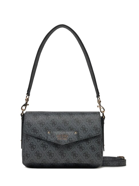 GUESS ECO BRENTON Borsa a spalla con tracolla coal - Borse Donna