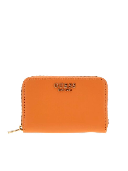 GUESS LAURE Portafoglio zip around tangerine - Portafogli Donna