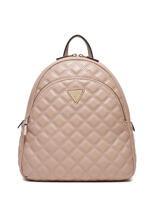 GUESS GIULLY Zaino trapuntato 2 scomparti light beige - Borse Donna