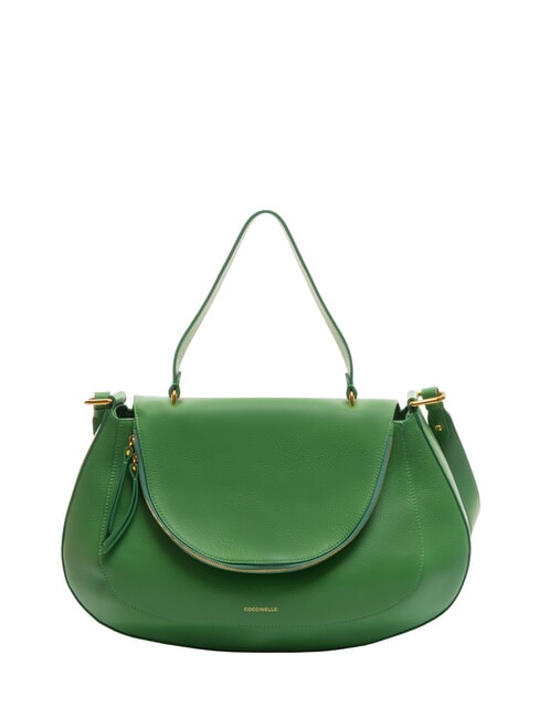 COCCINELLE SOLE Borsa a mano, con tracolla, in pelle peppermint - Borse Donna