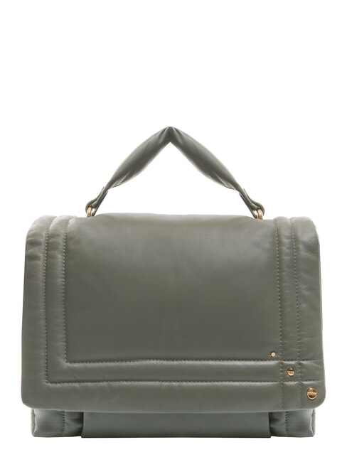 BORBONESE REVERSE  Borsa a mano, con tracolla, in pelle clay grey - Borse Donna