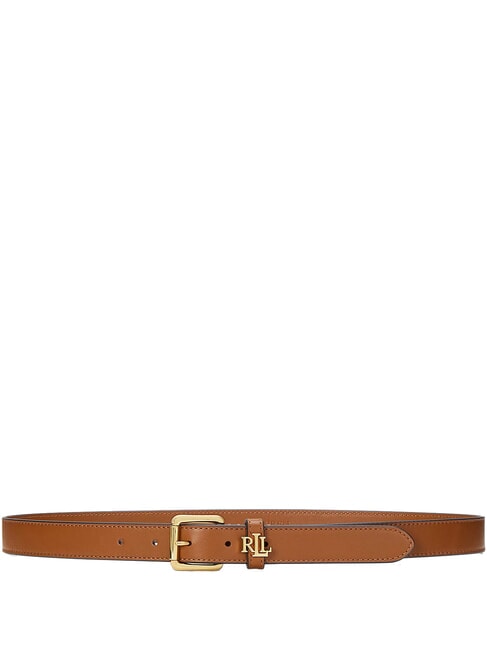RALPH LAUREN LOGO Cintura in pelle lauren tan2 - Cinture
