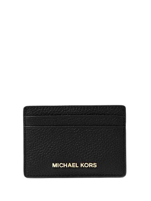 MICHAEL KORS JET SET Portacard in pelle black - Portafogli Donna
