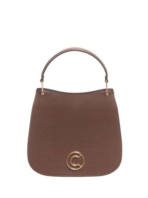 COCCINELLE LEILANI Borsa a mano in pelle con tracolla carruba - Borse Donna