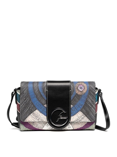 GATTINONI PLANETARIUM Borsa a tracolla con flap nocturne/black - Borse Donna