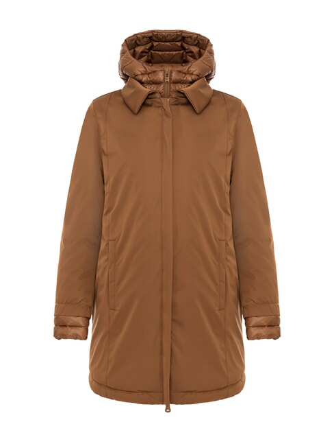 COLMAR SURROUNDING Giacca lunga imbottita con cappuccio mushroom - Giacche Donna