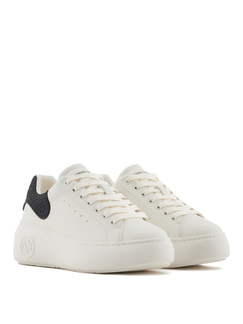 ARMANI EXCHANGE A|X Sneakers Donna off white+black - Scarpe Donna