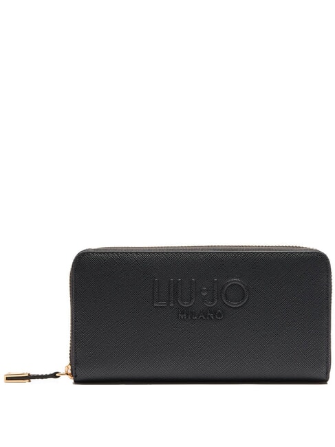 LIUJO CALIWEN XL Portafoglio zip around NERO - Portafogli Donna