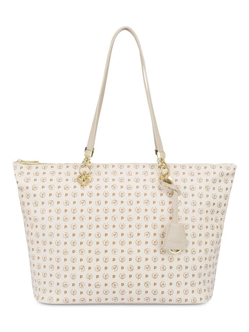 POLLINI HERITAGE Shopping bag soft touch avorio - Borse Donna