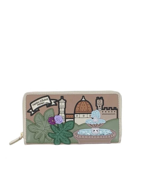 BRACCIALINI CARTOLINE Firenze Portafoglio zip around multi - Portafogli Donna
