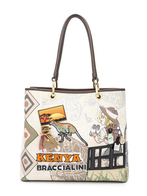 BRACCIALINI CARTOLINE Kenya Borsa a spalla multi - Borse Donna
