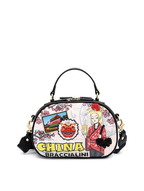 BRACCIALINI CARTOLINE China Mini Bag a mano, con tracolla multi - Borse Donna