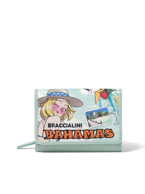 BRACCIALINI TUA CARTOLINE Bahamas Portafoglio Small multi - Portafogli Donna
