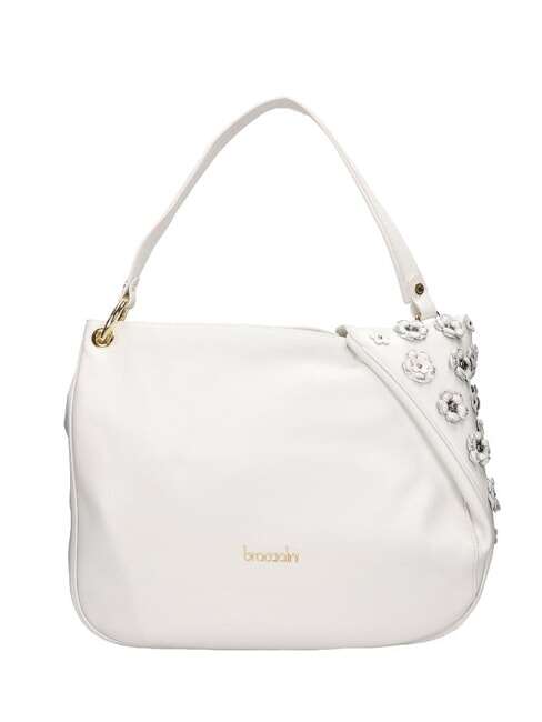 BRACCIALINI SOFIA  Borsa a spalla, in pelle bianco - Borse Donna