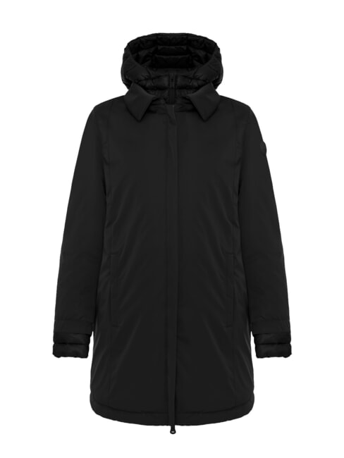 COLMAR SURROUNDING Giacca lunga imbottita con cappuccio black - Giacche Donna