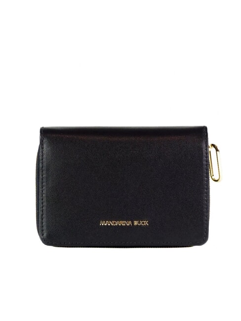 MANDARINA DUCK LUNA Portafoglio medio in pelle NERO - Portafogli Donna