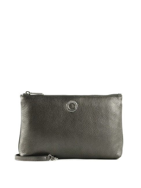 MANDARINA DUCK MELLOW LUX Borsa a tracolla in pelle martellata graphite - Borse Donna