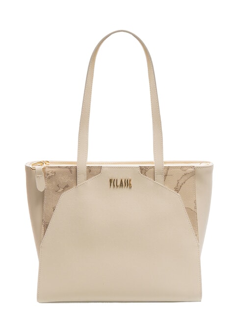 ALVIERO MARTINI PRIMA CLASSE JAVA CITY GEO SAFARI Borsa shopping media avorio - Borse Donna
