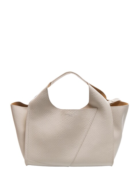 GIANNI CHIARINI EUFORIA Borsa a spalla in pelle martellata sabbia-nature - Borse Donna