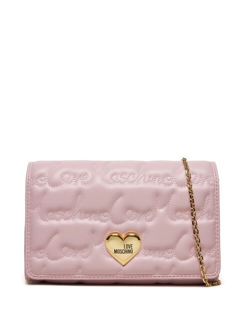 LOVE MOSCHINO GOLDEN HEART  Borsetta a spalla rosa - Borse Donna