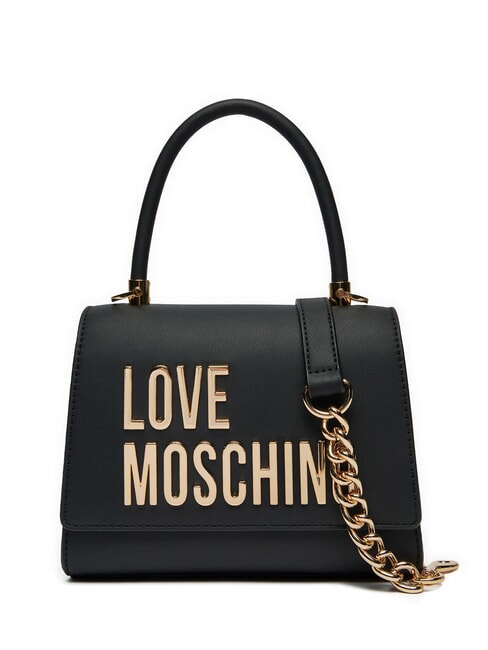 LOVE MOSCHINO LETTERING Mini Bag a mano, con tracolla Nero - Borse Donna
