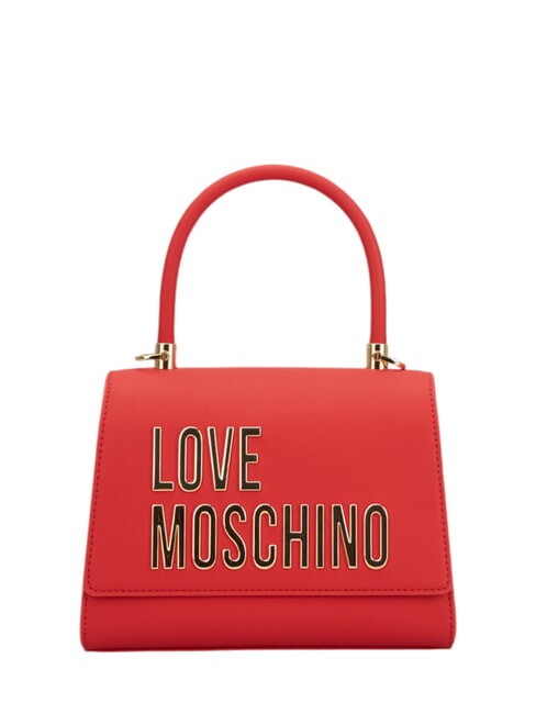 LOVE MOSCHINO LETTERING Mini Bag a mano, con tracolla ROSSO - Borse Donna