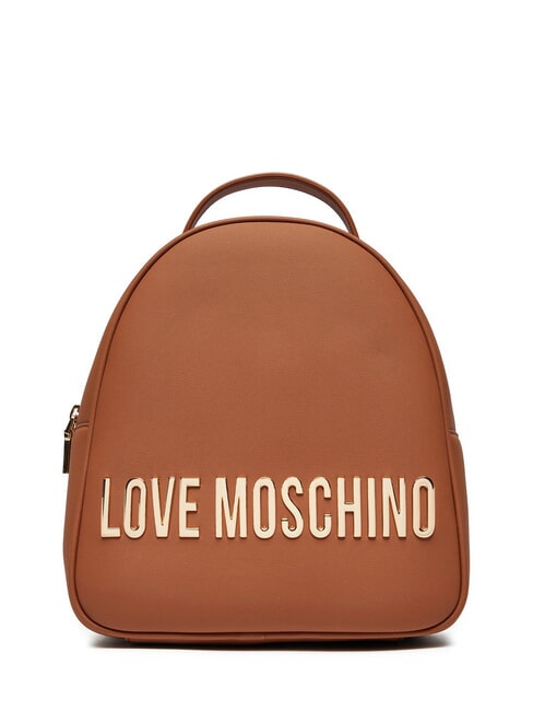 LOVE MOSCHINO GOLD LETTERING Zainetto noce - Borse Donna