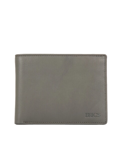 BRIC’S BERNINA Portafoglio in pelle 8cc GRIGIO - Portafogli Uomo