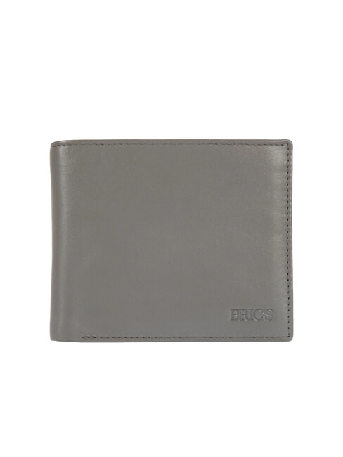 BRIC’S BERNINA Portafoglio pelle 8 cc GRIGIO - Portafogli Uomo