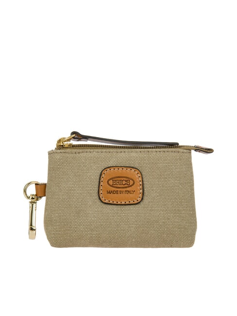 BRIC’S SORRENTO Necessaire a bustina in canvas oliva - Bustine & Necessaire
