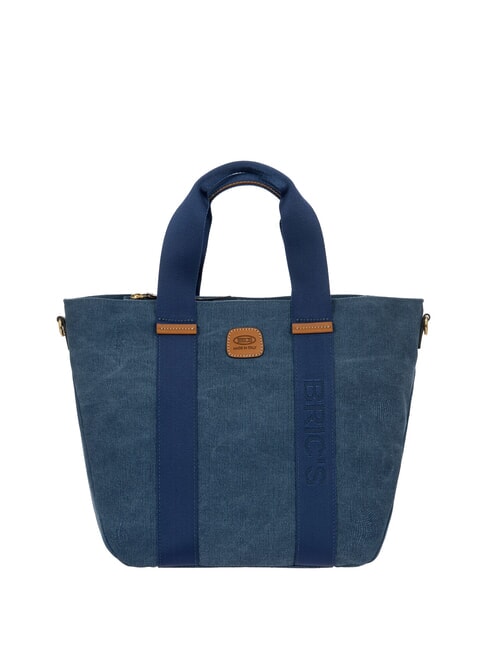 BRIC’S SORRENTO LUDOVICA Borsa shopping a mano in canvas blu - Borse Donna