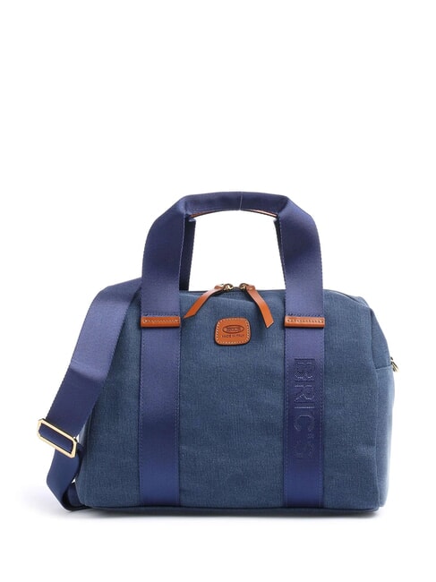 BRIC’S SORRENTO CAMILLA Borsa bauletto in canvas con tracolla blu - Borse Donna