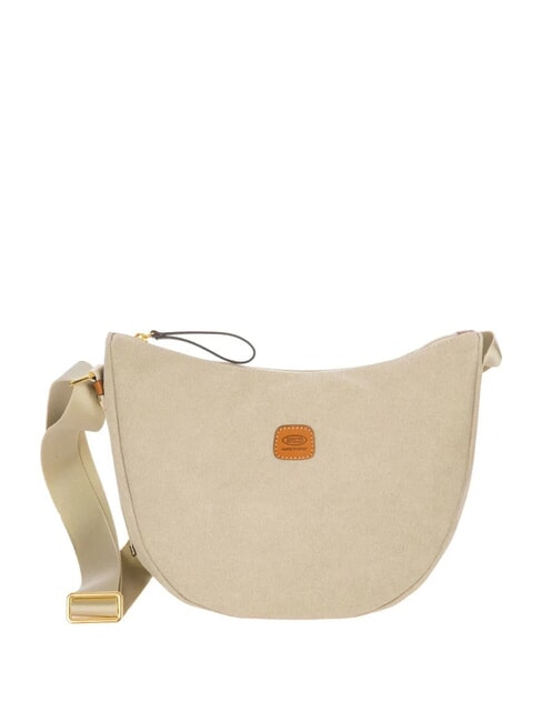 BRIC’S SORRENTO LUNA Borsa a mezzaluna in tela BEIGE - Borse Donna