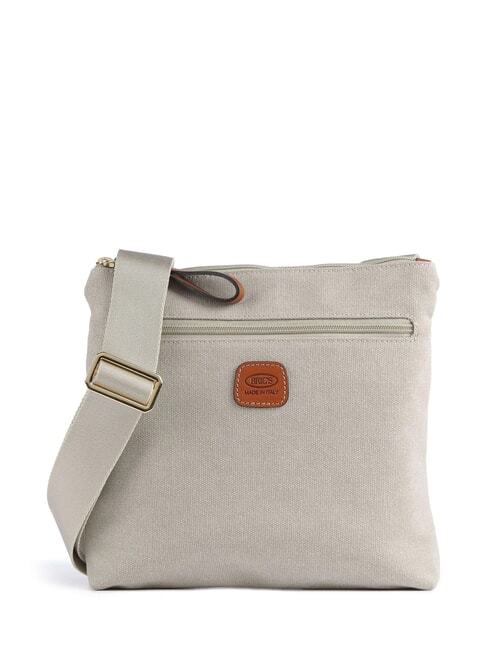 BRIC’S SORRENTO EMMA Borsa piatta a tracolla in tela BEIGE - Borse Donna